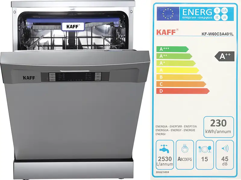 Máy rửa chén Kaff KF-W60C3A401J tiết kiệm năng lượng