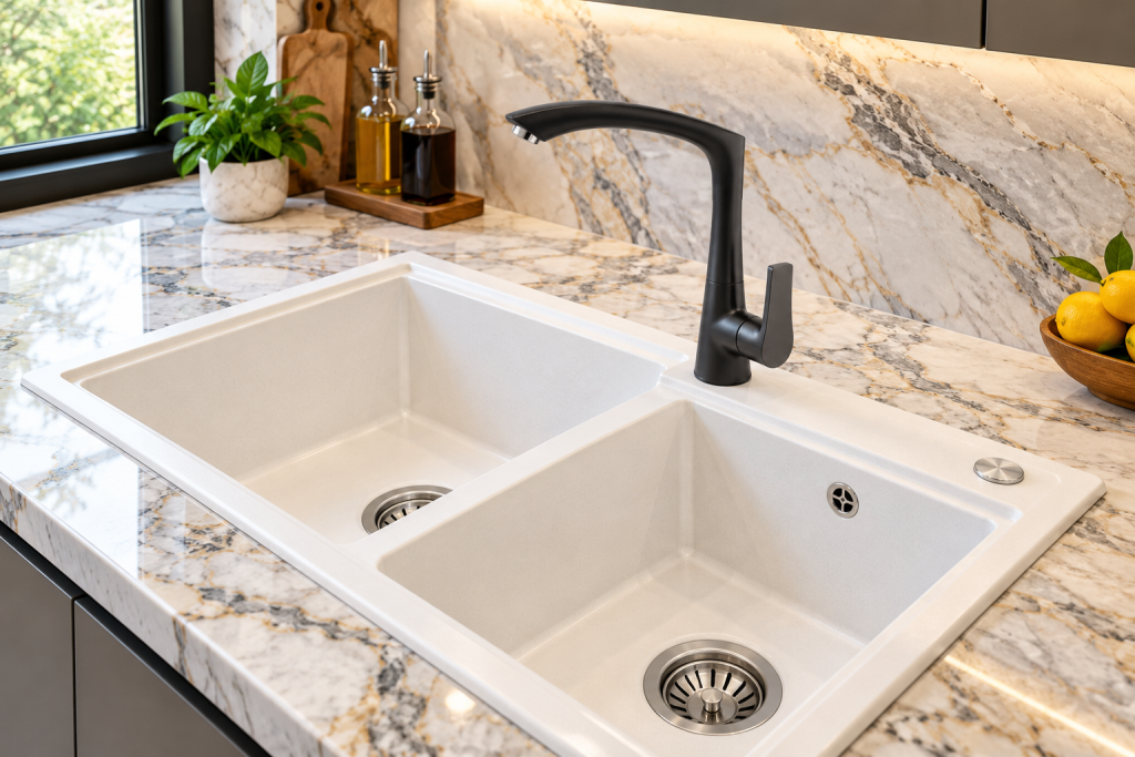 Vòi rửa chén KAFF KF-C2 thiết kế hiện đại
