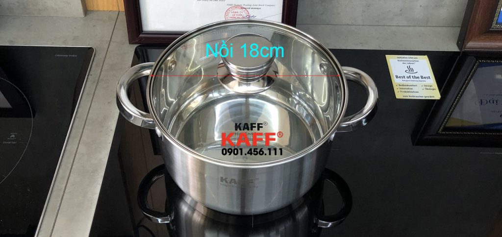 Bộ nồi Inox Kaff 5 mónKF-ST005FR