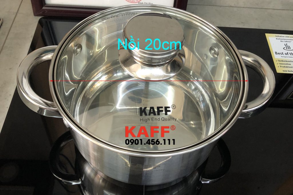 Bộ nồi Inox cao cấp 5 món Kaff KF-ST005FR