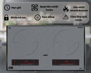 Kích thước bếp từ đôi Kaff KF-GT70038II