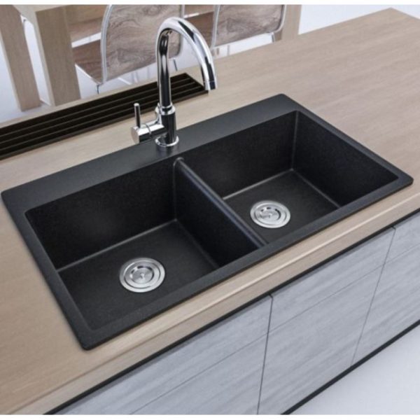 Chậu rửa đá KAFF KF-MONDY-8552S chính hãng 2 hố