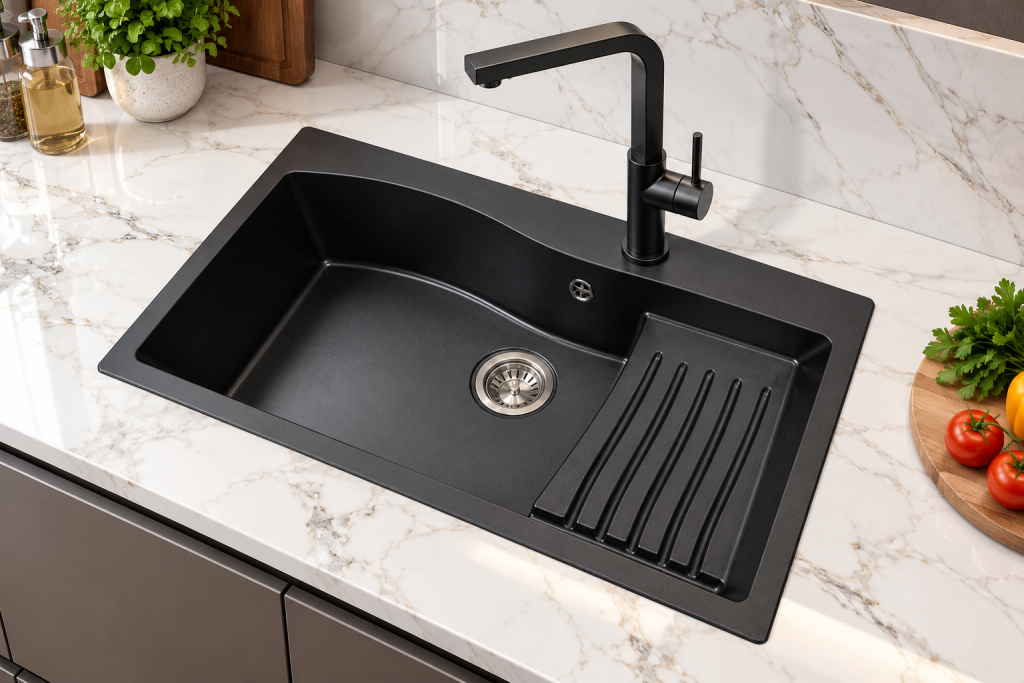 Chậu rửa đá Granite KAFF KF-8246SY chính hãng