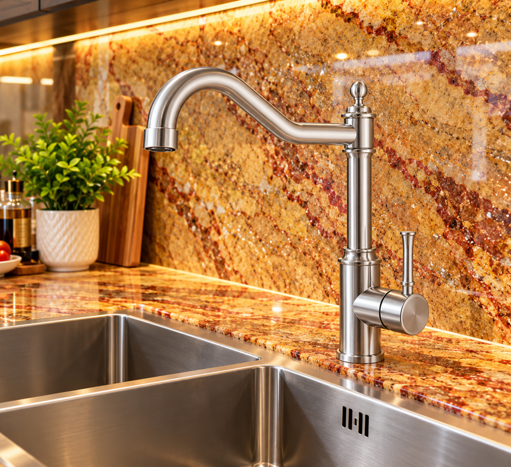 Vòi rửa chén KAFF KF-FC606 thiết kế hiện đại