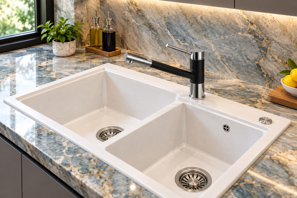 Vòi rửa chén KAFF KF-C1 thiết kế hiện đại